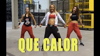 QUE CALOR  Major Lazer Ft J Balvin amp El Alfa  ZUMBA CHOREO  Zumba Vilniuje  Zumba Auguste [upl. by Nordek]