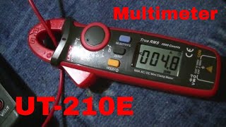 UNIT UT210E Stromzangen Multimeter Test  eflose 1002 [upl. by Nylloh]