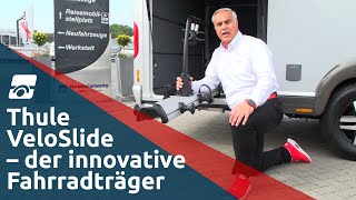 Thule VeloSlide der innovative Fahrradträger für die Heckgarage [upl. by Ecnesse]