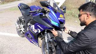 UNBOXING YAMAHA R15 WINGLET  LATEST ACCESSORIES  VERY CHEAP  INSTALLATION [upl. by Felita115]