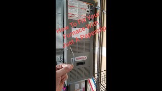 No HEAT Troubleshooting Lennox Gas Furnace [upl. by Fiann832]