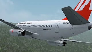 Indian Airlines Flight 257  Crash Animation [upl. by Aileon]