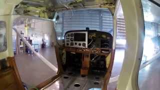 Cessna 172 Glass Panel Installation Garmin G500 and GTN 650 [upl. by Brause]