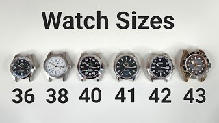 Watch Size Comparison  Side by Side [upl. by Ariamo451]