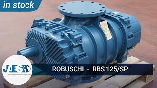 ROBUSCHI RBS 125SP IN STOCK Blower  Soffiatore volumetrico rotativo a tre lobi  Soplador [upl. by Moyra977]