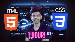 HTML amp CSS Crash Course Build Your First Website in 60 Minutes [upl. by Nwahshar]