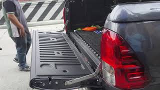 Toyota HiLux ProLift Tailgate Assist in action [upl. by Carnes376]