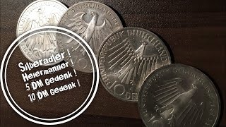 Vorgestellt 🤩 Silbermünzen DM aus der Bundesrepublik Deutschland im Detail [upl. by Marala]