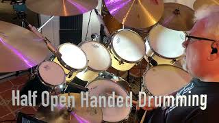 Get Closer  Seals amp Crofts Cross Over vs Half Open Handed Drum Cover [upl. by Shieh52]