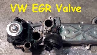 VW Golf VI EGR Valve Removal  VW Golf Mk 6 EGR Valve Removal [upl. by Airamat493]