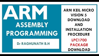 Keil Micro Vision 5 Installation and LPC1700 package installation [upl. by Adnim]