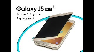 Samsung J5 2017 J530F How to change Screen amp Digitizer set replacement Full Tutorial [upl. by Navonod]