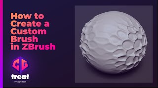 How to Create a Custom Brush in ZBrush [upl. by Namref]