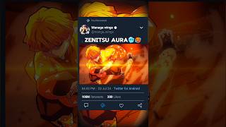 zenitsu aura🥶🥵 videoviral shorts🥶🐐 [upl. by Anetta]