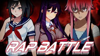 【RAP BATTLE】 The Yandere Rap Battle Part 1 [upl. by Hahsia]