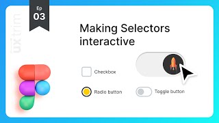 How to create Toggle Chechbox amp Radio button in Figma  uxtrim [upl. by Seibold]