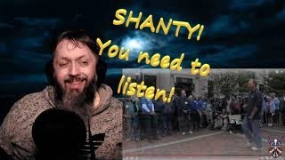 Reaction to an ABSOLUTELY BRILLIANT SHANTY quotRoll the Old Chariotquot performed by David Coffin [upl. by Naerad]