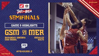 Highlights G5 Ginebra vs Meralco  PBA Philippine Cup 2020 Semifinals [upl. by Nhtanhoj]