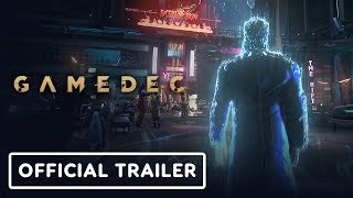 Gamedec Reveal Trailer CyberpunkTheme RPG [upl. by Dawson]