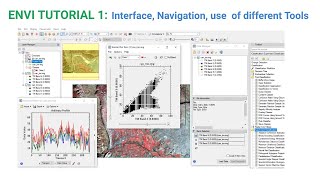 ENVI Tutorial 1 ENVI for Absolute Beginners Interface Navigation Use of several Tools [upl. by Croteau]