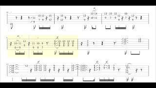 Guthrie Govan  Wonderful Slippery Thing  Guitar TAB [upl. by Aphra]