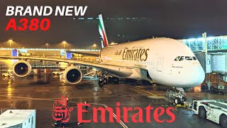 EMIRATES Brand New AIRBUS A380 Economy  Paris  Dubai  Flight Review [upl. by Assil]