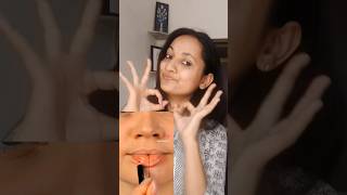 Omg celebrity style overline lips hack😲😱Lets try this hack✅ytshorts hack lipstick overline [upl. by Eoj976]