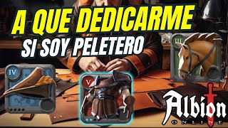 Guía PELETERO que hacer con el Cuero  ALBION Online [upl. by Htebyram]