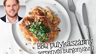 Széll Tamás receptje – BBQ pulykaszárny serpenyős burgonyával [upl. by Amsirp137]