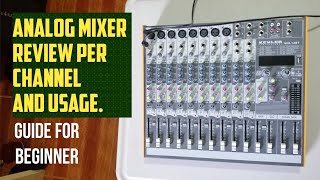 Analog Mixer Review for Beginner New Kevler Mixer Review [upl. by Madelina]