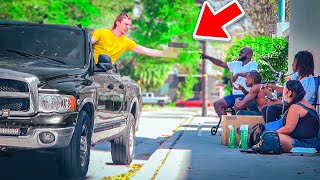 Homeless Driveby Prank [upl. by Reggie]