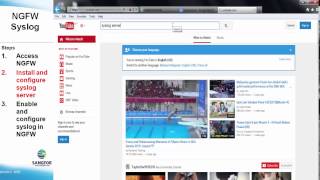 SANGFOR NGFW syslog configuration [upl. by Ennelram355]