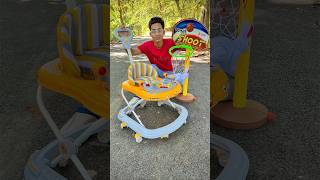 Baby Walker Set Height Adjustable Kit Indoor amp Outdoor Unboxing 🔥 [upl. by Arabeila]