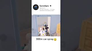 300 meter Car Spray pubg pubgmobile bgmi [upl. by Horwath]