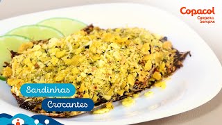 Sardinhas Crocantes  Receitas Copacol [upl. by Gordan338]