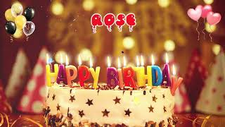 ROSE Birthday song – Happy Birthday Rose [upl. by Westerfield207]