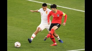 Highlights Korea Republic 20 China PR AFC Asian Cup UAE 2019 Group Stage [upl. by Nyrac]