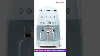 Smeg 50s Retro Style Aesthetic Drip Filter Coffee Machine [upl. by Gunther]