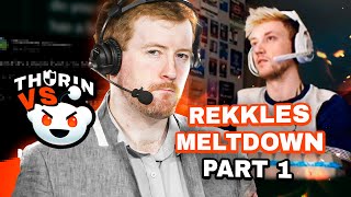 Rekkles Meltdown Part 1  Thorin vs Reddit 22  League of Legends [upl. by Fennie]