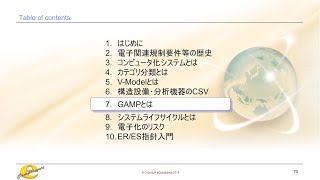 【超入門】コンピュータバリデーションERES指針セミナー GAMPとは [upl. by Hamrnand]