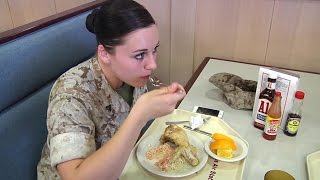 US Marines Mess Hall – What Marines Eat at MCAS Iwakuni Japan [upl. by Marcello]