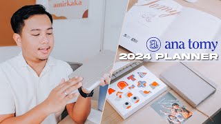 UNBOXING  Ana Tomy 2024 Planner  Trio Book [upl. by Bonne]