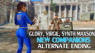 Fallout 4  Synth Maxson Companion New Companions Free Synths  Subversion Alternate Ending Mod [upl. by Eninej]