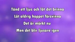 Tänd ett ljus karaoke  lyrics [upl. by Dahsraf779]