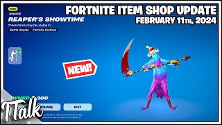 NEW REAPERS SHOWTIME EMOTE Fortnite Item Shop February 11th 2024 Fortnite Chapter 5 [upl. by Vada185]