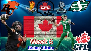 Saskatchewan Roughriders Vs BC Lions Week 6 LIVE Play by Play [upl. by Hung]