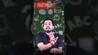 Maths By dharmendr dagar sir \\ factor shot video [upl. by Nicolais706]