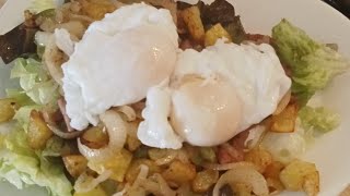 recette rapide Salade lyonnaise [upl. by Kloman]