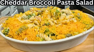 Delicious Cheddar Broccoli Pasta Salad [upl. by Tseng633]