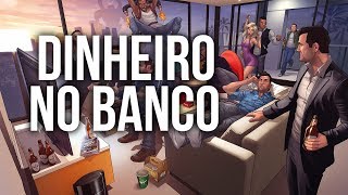 GTA V Online Como Depositar Dinheiro no Banco [upl. by Meerek]